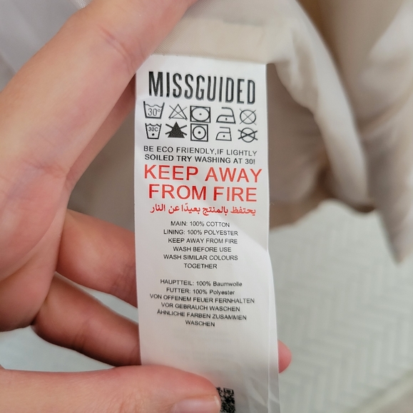 Missguided Petite Sand Sleeve Detail Trench Coat Size 0 US - Picture 5 of 5